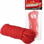 SM拘束具・縄・ロープ／簡単拘束ロープ　（赤）